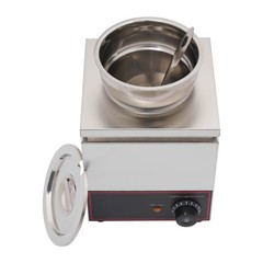 150W Electric Cheese Sauce Warmer Dispenser Stainless Steel Hot Fudge Heater