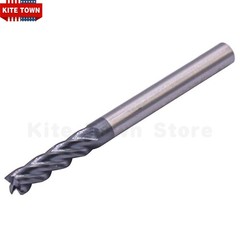 5Pcs 4-Flute 1/8″ x 1/2″ x 1-1/2″ Solid Carbide End Mills AlTiN Coated CNC Bit