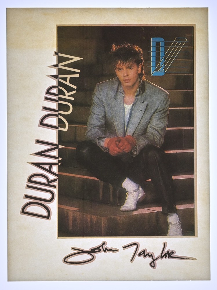 Original VINTAGE 1980s Heat Transfer | Duran Duran John Taylor