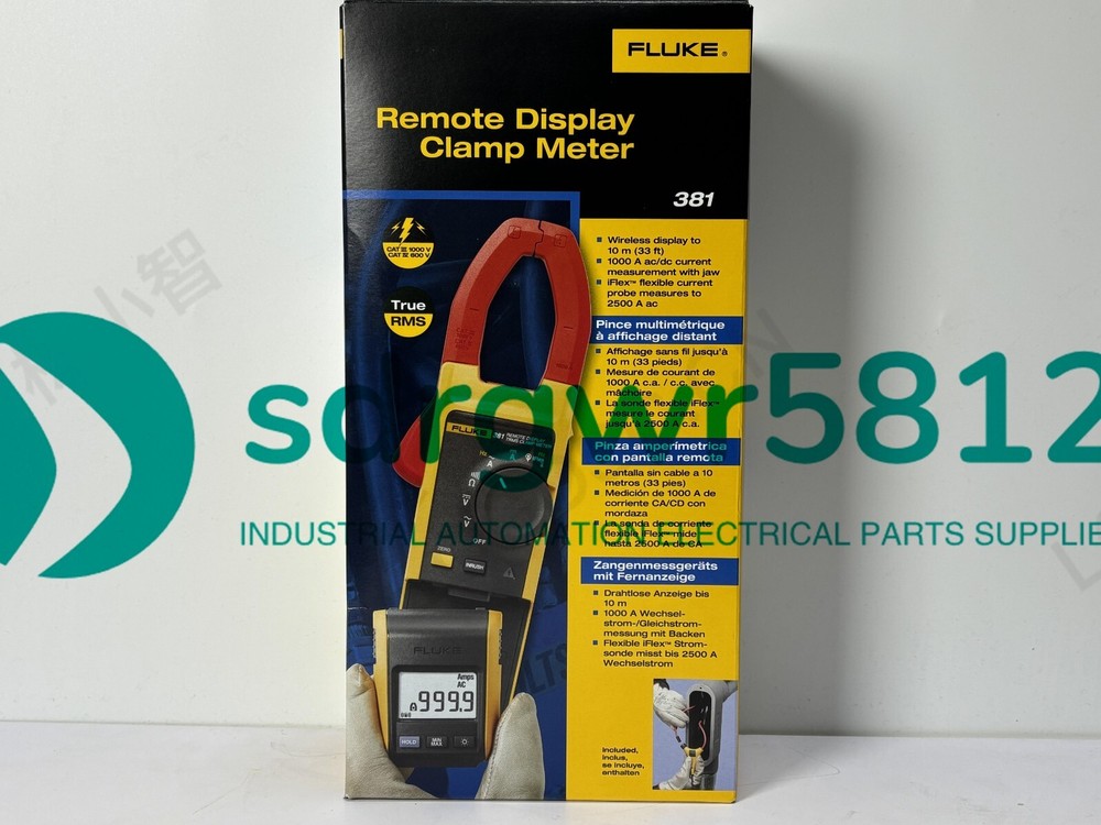 Fluke 381 Remote Display True RMS AC/DC Clamp Meter with iFlex NEW