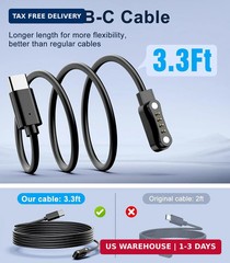 TiMOVO 2 Pack Charger Compatible with PLAUD Note Pro AI Voice Recorder, 3.3ft US