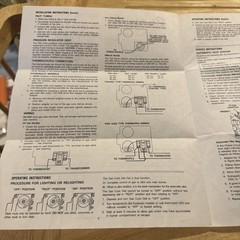 Robertshaw Controls Company 700 Series Gas Heating Controls Installation Data