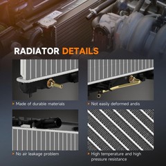Coolant Radiator for Toyota Camry 2.4L 2007-2009 2.5L 2010-2011 CU2917 Aluminum