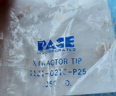23-Pace 1121-0216 Xtractor Tips .050 I.D.