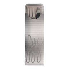 500 Grey Cutlery Bags 23.5cm x 7.3cm Including Coloured Napkin Party
