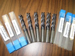 6pcs 1/2″x2x4 long length Carbide End Mills Tialn Coated 4 Flt S/E –new