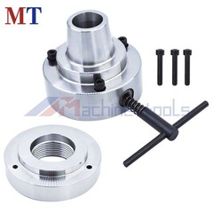 5C 5″ Collet Lathe Chuck Closer W/ Semi-finished Adp.2-1/4″ x 8 Thread Chuck