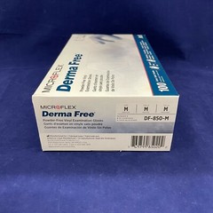 CASE OF 1000: Medium MICROFLEX Non-Latex Powder-Free Vinyl Gloves Clear DF-850-M