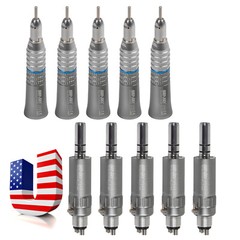 SEASKY Dental Straight Nosecone / Air Motor Low Speed Handpiece E-type 4 Hole st