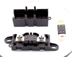 2 Pack MEGA Style Fuse Block Holder 60A–300A 12-24V High Current w/ Fuse & Cover