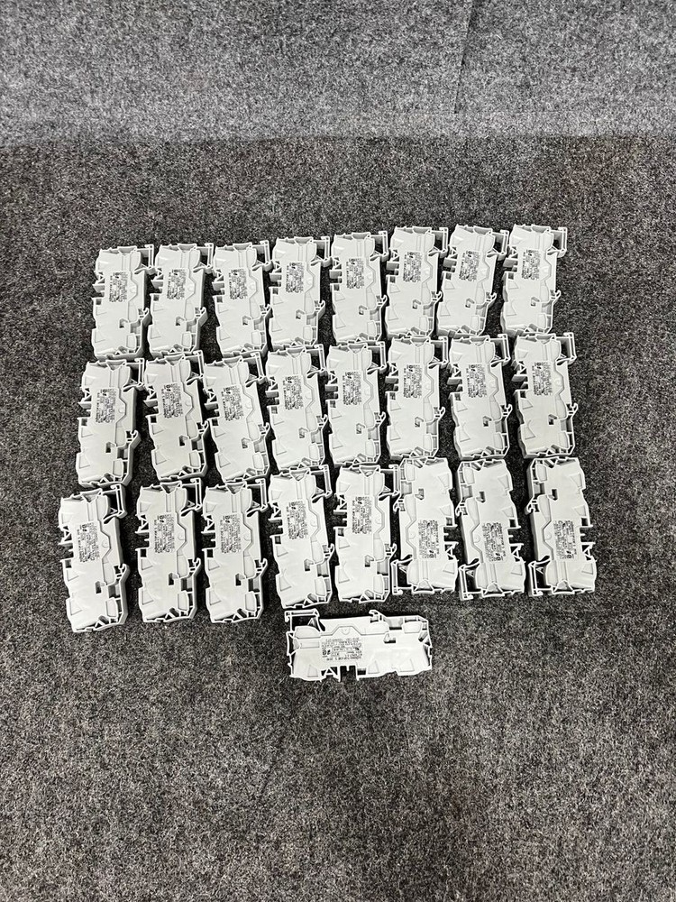 WAGO TOPJOB DIN Rail Mount Terminal Blocks 600V 65A 20-6 AWG Qty 25