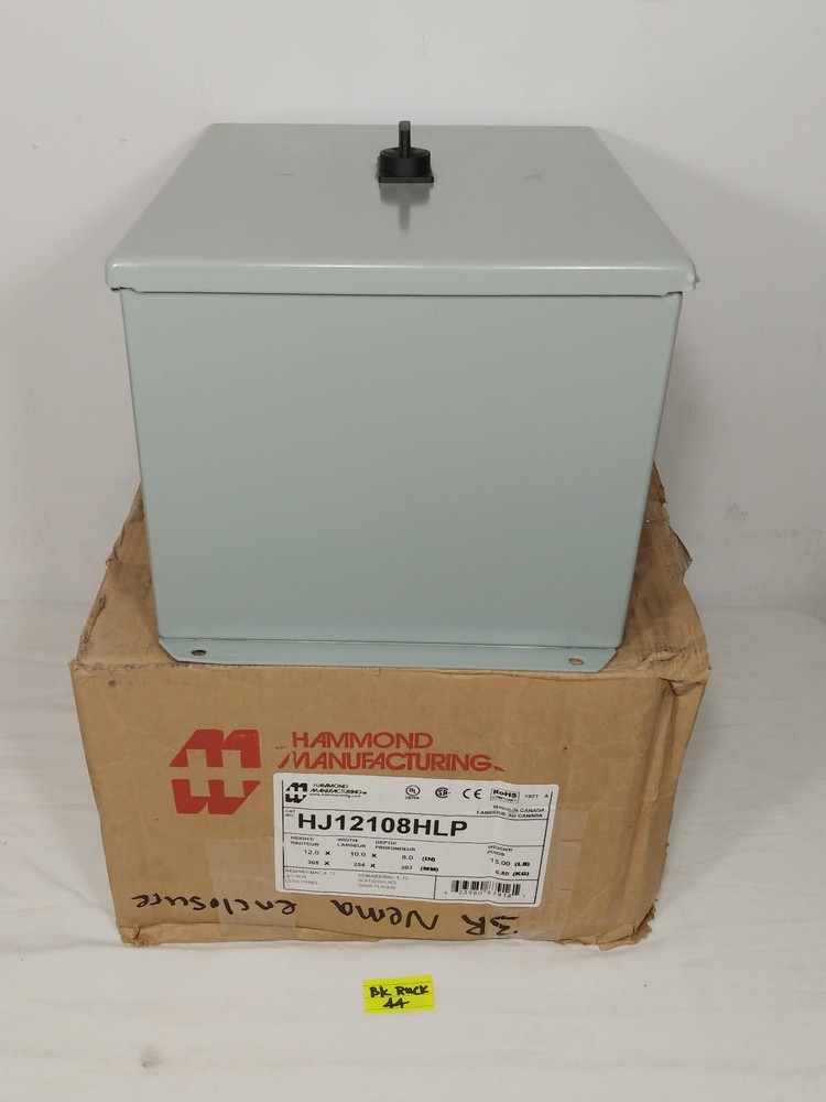 Hammond 12x10x4″ Type 4, 12 Mild Steel Junction Box HJ12108HLP