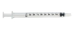 *100-Pieces* Medline 1mL Sterile Disposable Syringe Luer Slip SYR101020