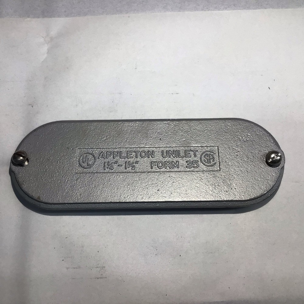 Appleton K125&150-CM, Conduit Outlet Body Cover ( Sold In Lot of 4 ) J-10