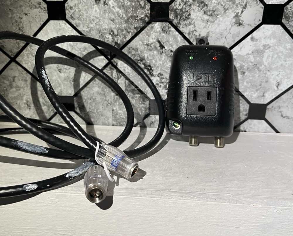 TII Technologies 442C Grounding Module for AC & Coax AC Outlet Power Plug