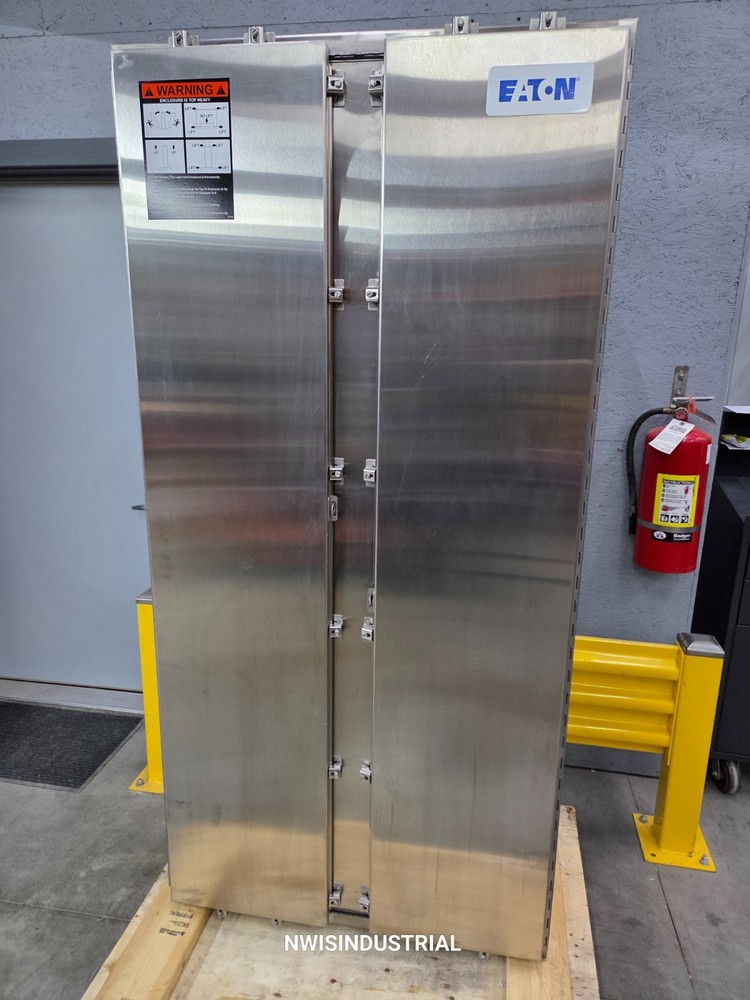 Eaton Wiegmann Stainless Panelboard Control Panel Enclosure 4X Rainproof 36″x74″