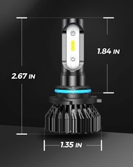 9005 Bulbs 6000K HB3 Bulb, 12 CSP Chips Cool Bright 9005 Light Bulb, 9005 Fog Li