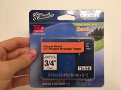 Brother P-touch TZ 18mm Tape Tze-B41