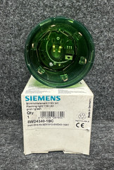 Siemens Flashing Light- Green 8WD4-340-1BC 115V AC
