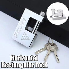 Heavy Duty Security Padlock D-Shaped Chain Lock 94mm Shipping Container Garage