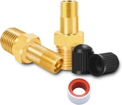 1/8″ NPT Tank Valve, Anti-Corrosion Brass Schrader Valve with 1/8″ Male NPT a…