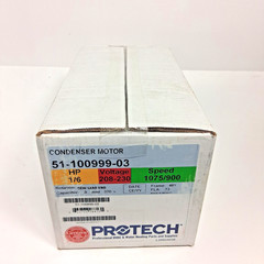 PROTECH Rheem 51 100999 03 Condenser Fan Motor 1 6 HP 208 230V 1075 900 RPM