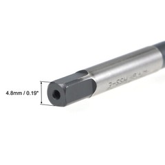2pcs M8 x 1.25 Spiral Flute Tap Metric Machine Thread Tap HSS Nitriding Coated