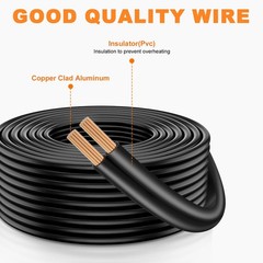 250FT Low Voltage Landscape Lighting Wire – 16/2 Gauge Outdoor Cable