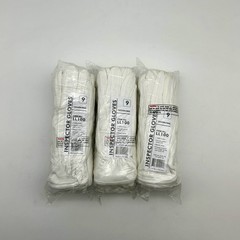 Superior LL100 Parade Inspector White Gloves Size 9 Large Cotton 36 Pairs