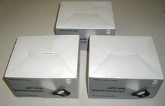 Lot 3 NOS NEW Luminasonic LED Rechargeable Wall Light 2000mAh F1 Black 3 Colors