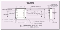 DC-DC CONVERTER MODULE, 36-75VDC to 5V 10A, 50Watt , BXB50-48S05FLT