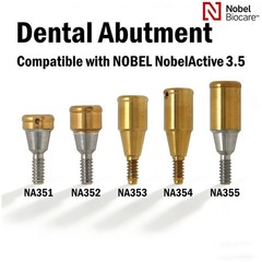 US Locator Abutment NP 3.5mm RP 4.3mm for Nobel Active Conical & Cap Inserts Kit