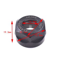 ER20 A Type Collet Clamping Nut fits CNC Milling Collet Chuck Holder Lathe