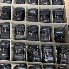 Marquardt 1932.3130-00 Black IP40 Rocker Switch DPST ON-OFF 16A 125/250V