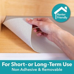 Smooth Top EasyLiner for Cabinets & Drawers, Easy to Install, Shelf Paper & Draw