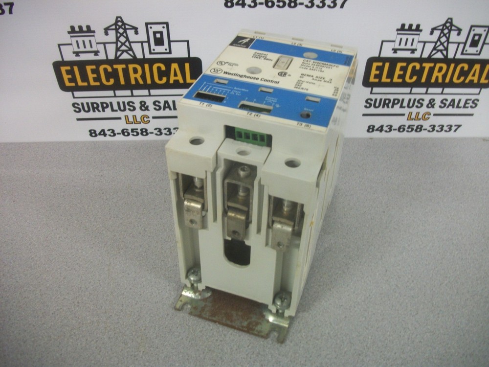 WESTINGHOUSE SIZE 3 MOTOR STARTER W200M3CFC 90AMP 120VCOIL 3PH 600V 50HP