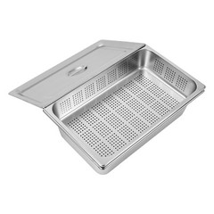 3-Pack Full Size Hotel Pan Steam Table Pan Restaurant Dishes Food Warmer Tray