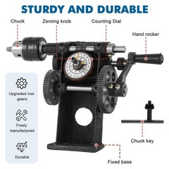 Coil Winding Machine Hand Winder 1/16″-1/2″ with Counter for Motor & Guitar Coil