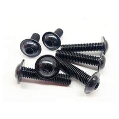 M3 M4 M5 M6 M8 M10 Black Steel Hex Socket Bolt Button Flanged Washer Head Screws