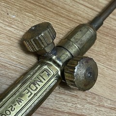Linde W-200 Welding Cutting Torch Handle Brazing Fits Purox Prest-O-Lite L-Tec