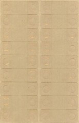 108 HANG TABS, ROUND HOLE CLEAR PLASTIC PERMANENT SELF ADHESIVE * 11 OZ * LIMIT
