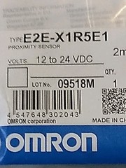 NEW Omron E2E-X1R5E1 / E2EX1R5E1 DC 3-Wire Proximity Switch Sensor 12-24VDC