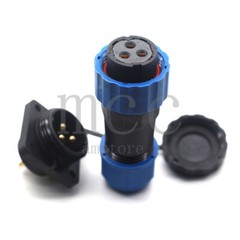 SD20 1-14pin Bulkhead Aviation Waterproof IP68 Plug Socket Power Cord Connector
