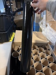3 x 18″ Black Mailing Tubes 24 PCS
