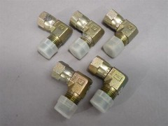 5pc 1/4″ Male NPT Pipe x 1/4″ Female JIC/AN -4 37° Swivel 90° Elbow Carbon Steel