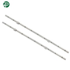 For DIY 2Pcs SBR12-1500mm Linear Shaft Rail,4× SBR12UU Square Type Bearings
