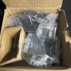 Hubbell Raco Floor Box Kit 6239BK Black Round Metal Cover Recessed Outlets Lot 3