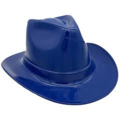 Occunomix Western Cowboy Hard Hat with Ratchet Suspension in Royal Blue