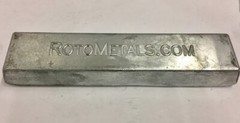 Whole Linotype Alloy Ingot About 5 pounds (4% Tin, 12% Antimony and 84% Lead)