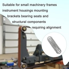 mm 304 Stainless Flat Washer Shim Set 48pcs 0.1/0.2/0.3/0.5mm Each 12pcs – Th…